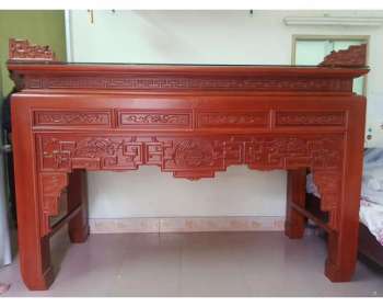 Bàn thờ gỗ gụ bao đẹp, bao đăng cấp BT063